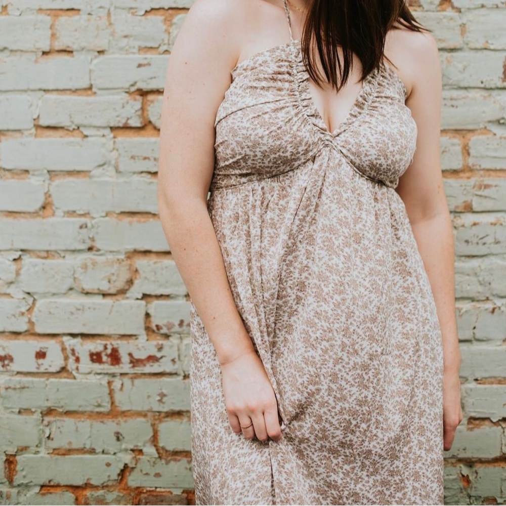 Flowy Boutique Halter Dress